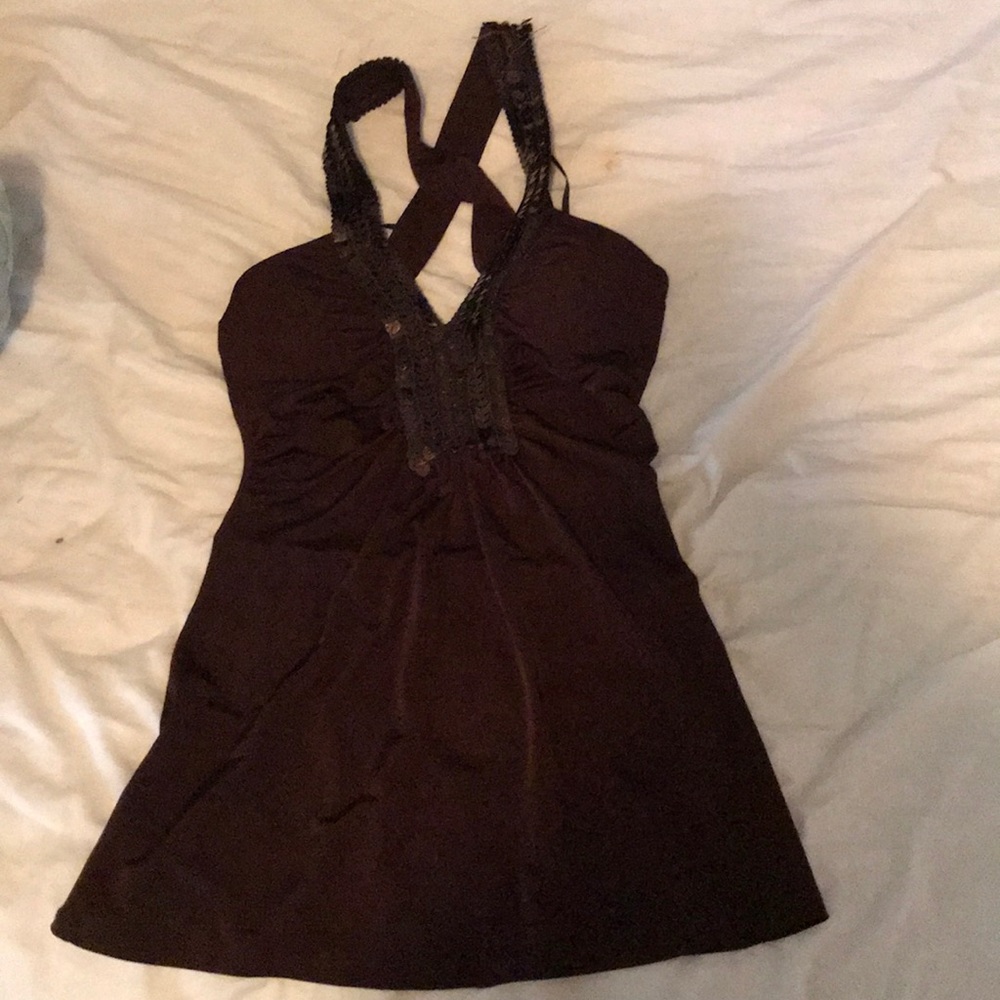 Small Brown Charlotte Russe Tank Top
